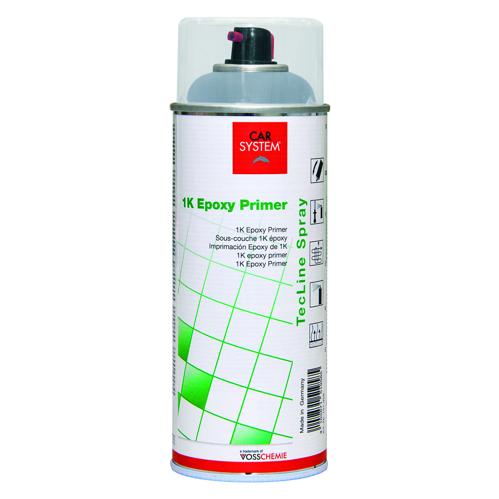 Spraydose mit 1K Epoxy Primer für Metall- und GFK-Oberflächen. Schnelltrocknend, naß-in-naß verarbeitbar, hervorragende Haftung und Korrosionsschutz. Einfach zu verwenden.